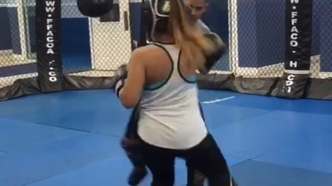 Light sparring to help Alimary get better