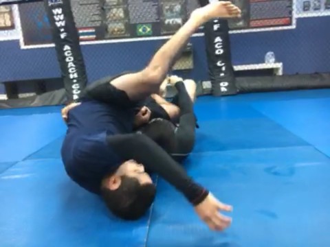Half Guard Sweeps: Old School from Rolling Sweep