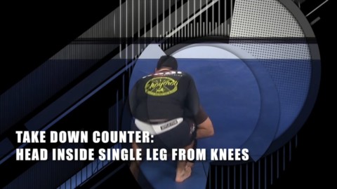 Take Down Counter Head Inside Single Leg From Knees