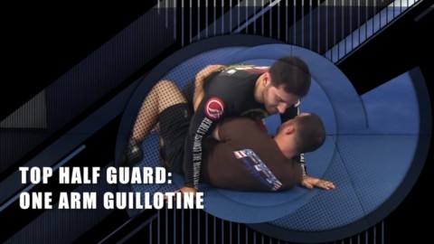 Top Half Guard One Arm Guillotine