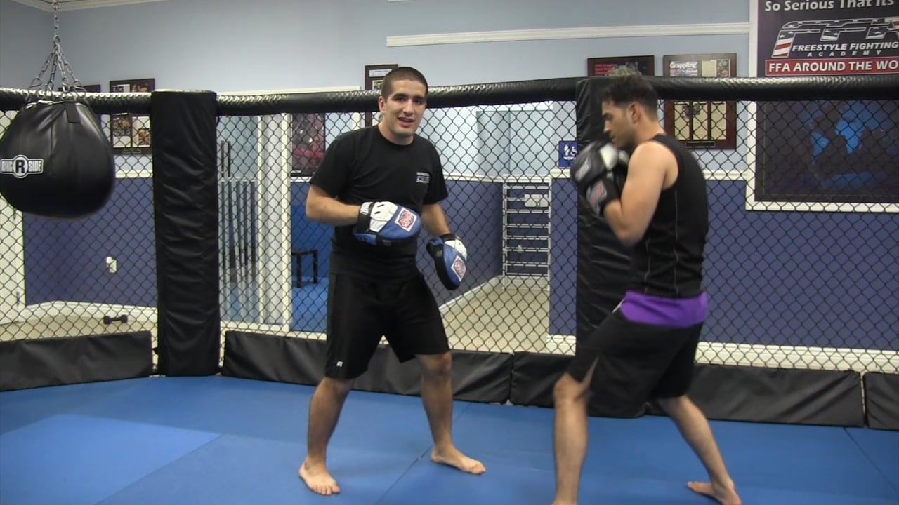 MMA Mitts 07 - Body Counter Punch Reflex Drill - FFAcoach