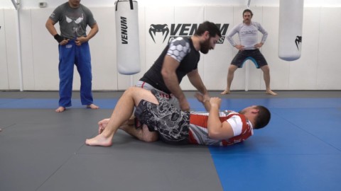 Back Step Honey Hole From Top Half Guard