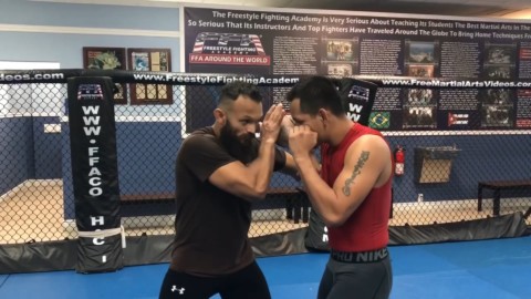 Paring the jab and answer with an elbow