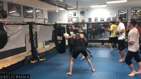 Drill of the heavy bag
