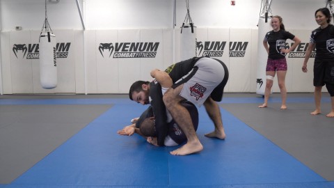 Side Control Cradle to Arm Bar