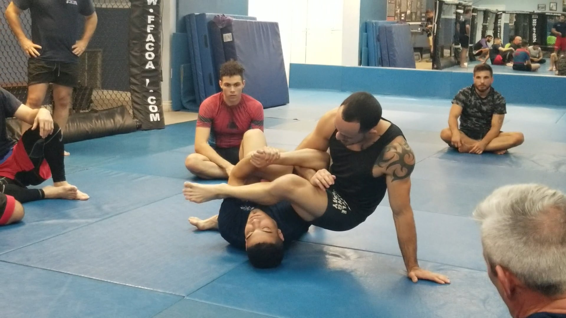 Gogoplata from armbar FFAcoach
