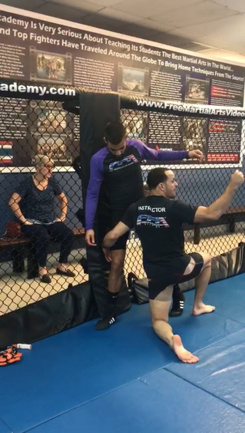 Cage Takedown to Turk Position