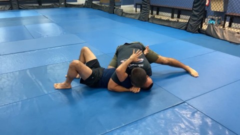Side Control to Mount Technique with Knee Across Belly