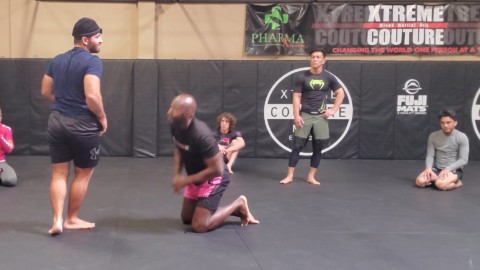 Lead Hook Pull to Front Headlock