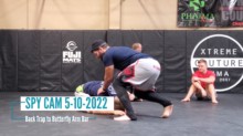 Back Trap to Butterfly Arm Bar
