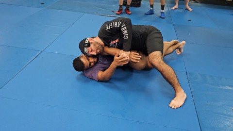 Top Half Russian 2 on 1 Arm Lock to Darce Choke