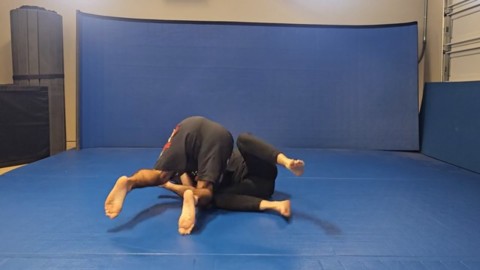 Back Mount Escape - Choking Side Roll to Under Hook Side