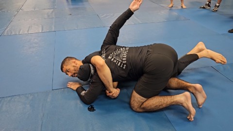 Back Mount Escape - Choking Side Switch to Under Hook Side