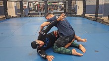 Half Guard Reverse Seat Belt Setup